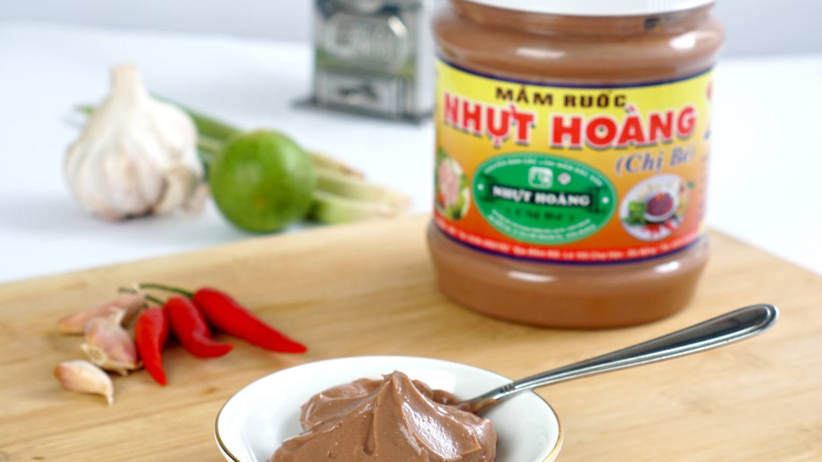 Mắm ruốc xào thịt ba chỉ
