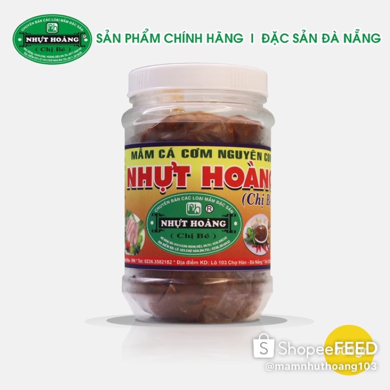Mắm cá cơm nguyên con Nhựt Hoàng – hũ 500g