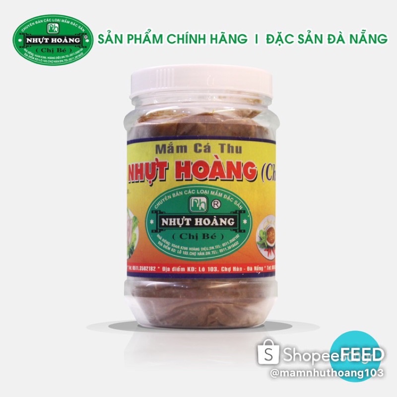 Mắm cá thu Nhựt Hoàng – hũ 800g